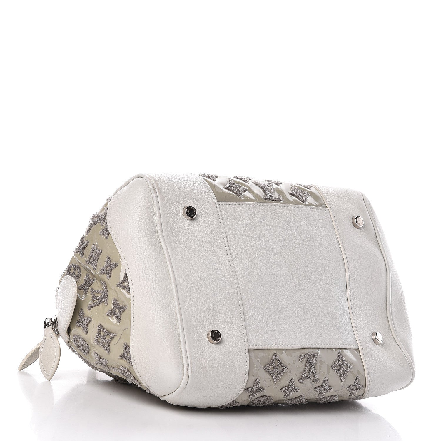 Louis Vuitton Monogram Bouclettes Speedy Round Perle 4 of 9