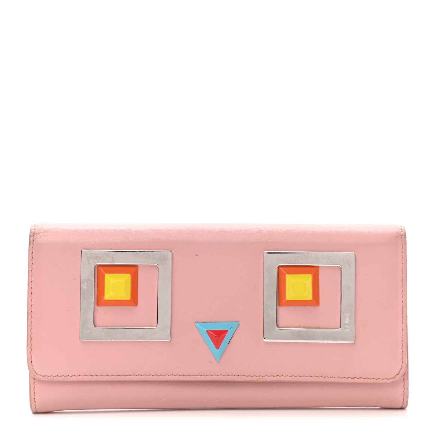 Vitello Century Hypnoteyes Continental Wallet Bubblegum