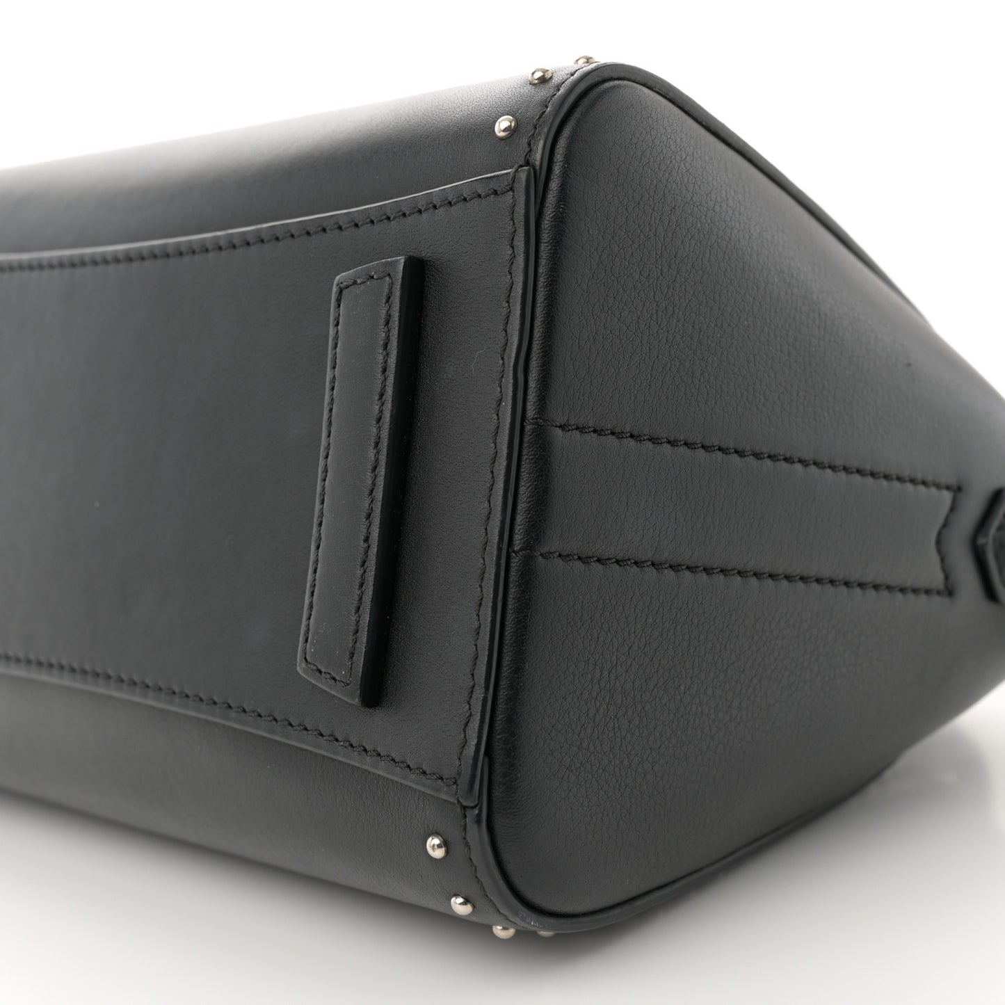 Smooth Calfskin Mini Studded Antigona Black