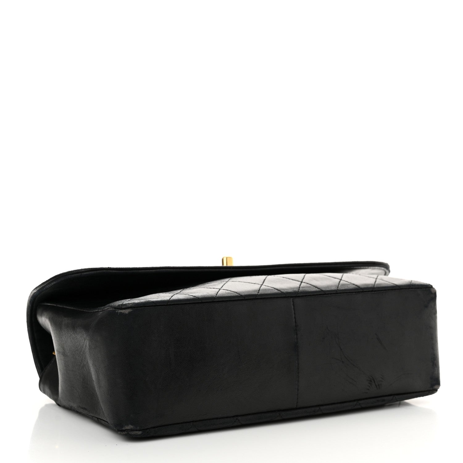 Chanel Lambskin Quilted Medium Single Flap Black 5 of 19