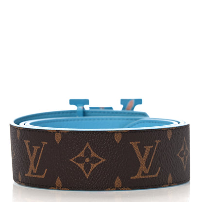 Louis Vuitton Calfskin Monogram 40mm LV Pyramide Cities Paris Reversible Belt 95 38 2 of 6