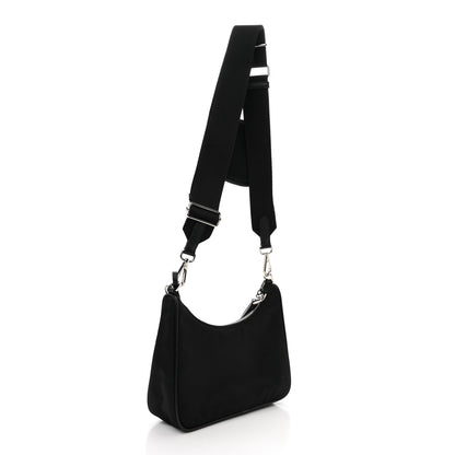 Prada Nylon Re-Edition 2005 Shoulder Bag Black 3 of 12