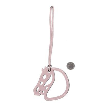 Hermes Swift Paddock Cheval Horse Bag Charm Glycine 2 of 4