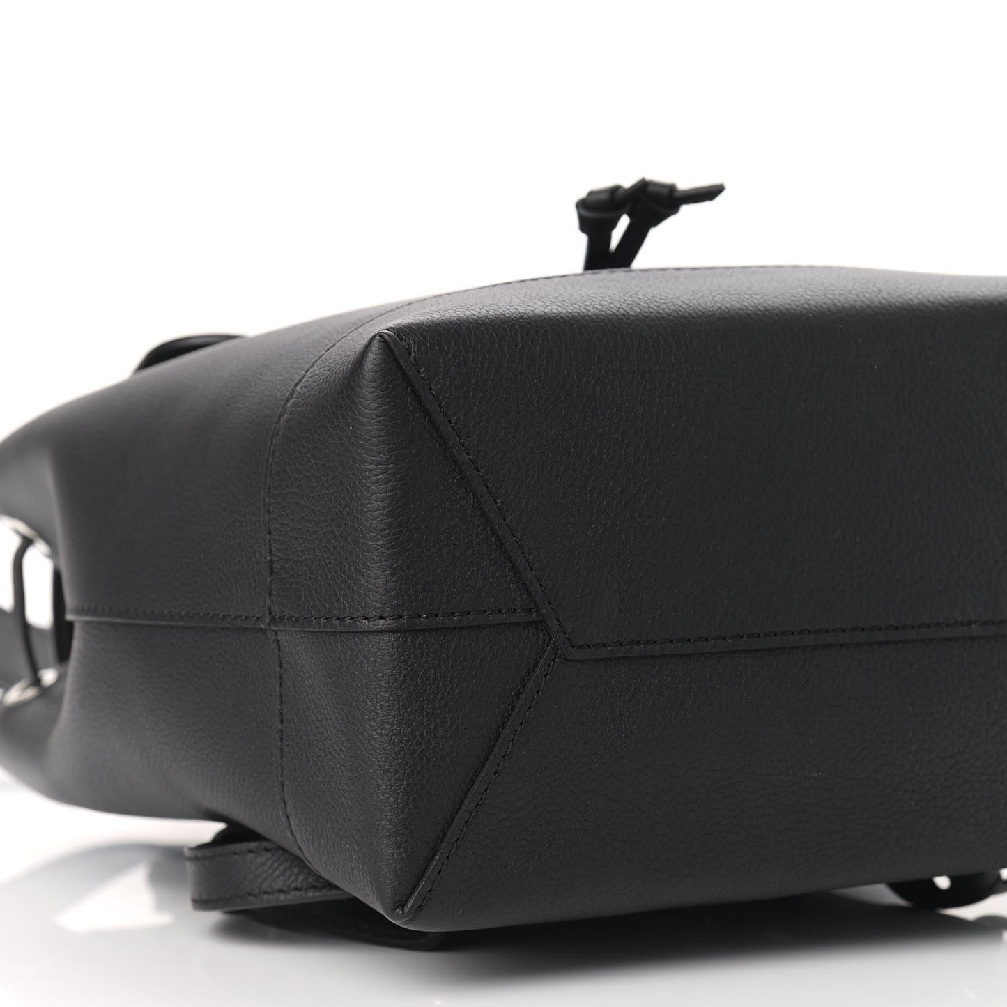 Calfskin Lockme Backpack Black