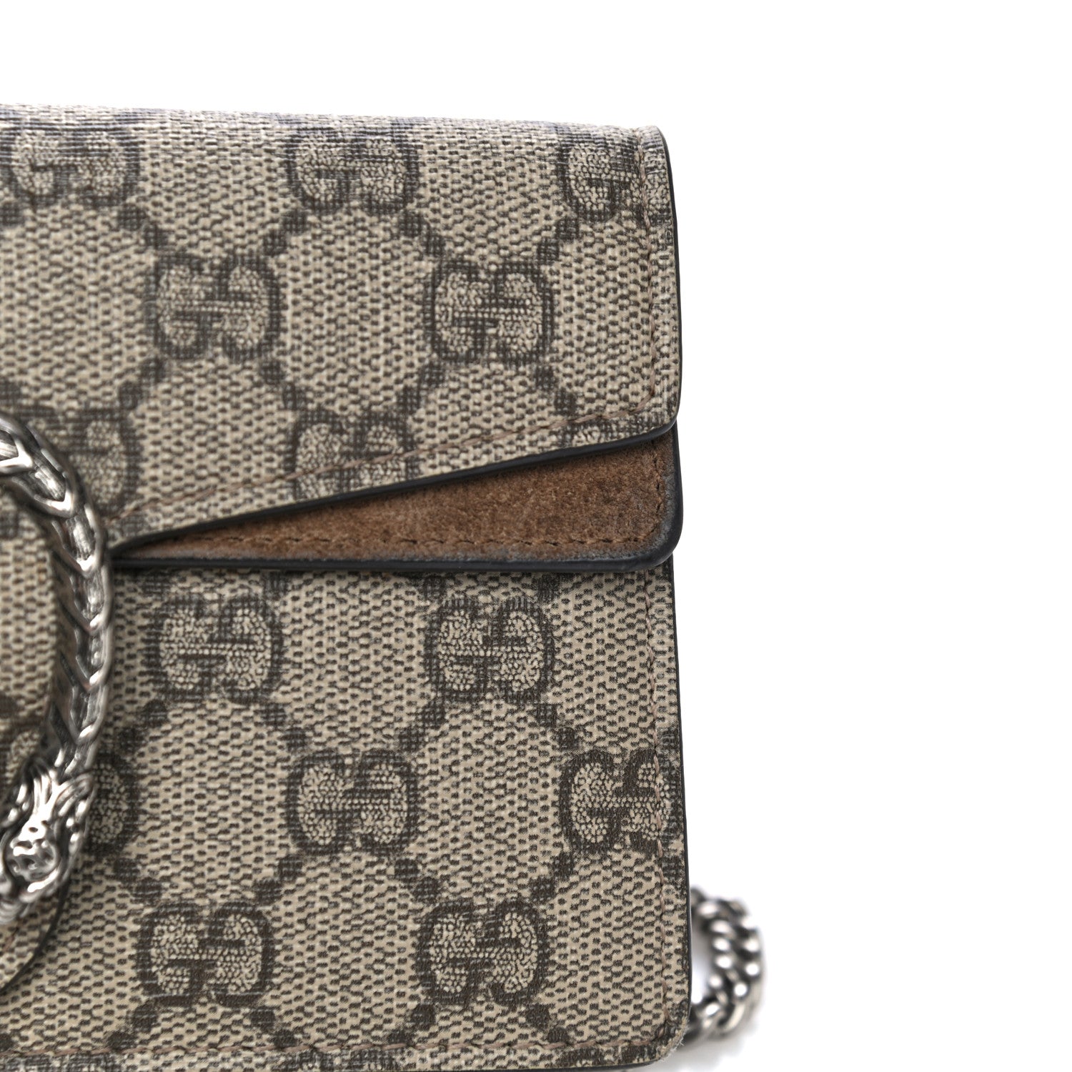 Gucci GG Supreme Monogram Super Mini Dionysus Shoulder Bag Taupe 22 of 27