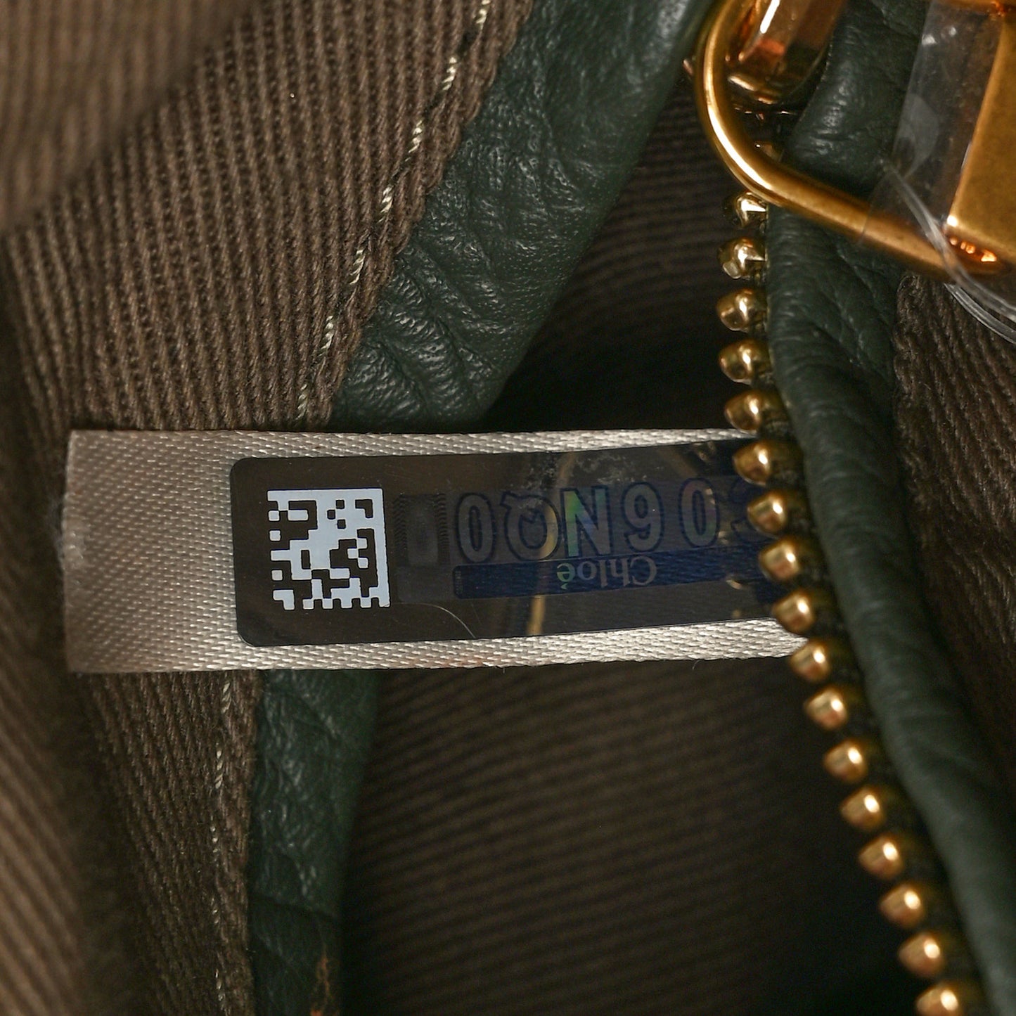 Calfskin Medium Marcie Satchel Midnight Green