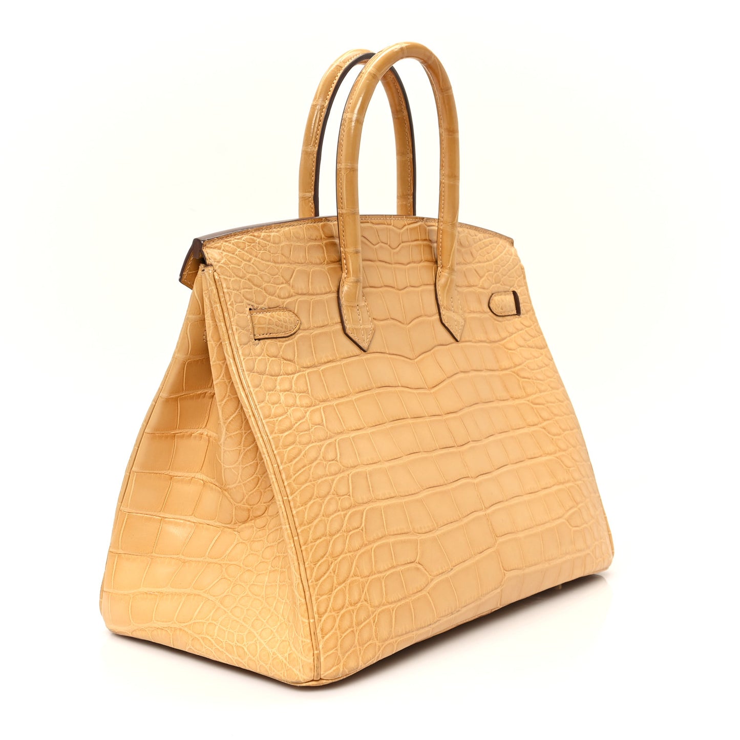 Matte Alligator Birkin 35 Paille