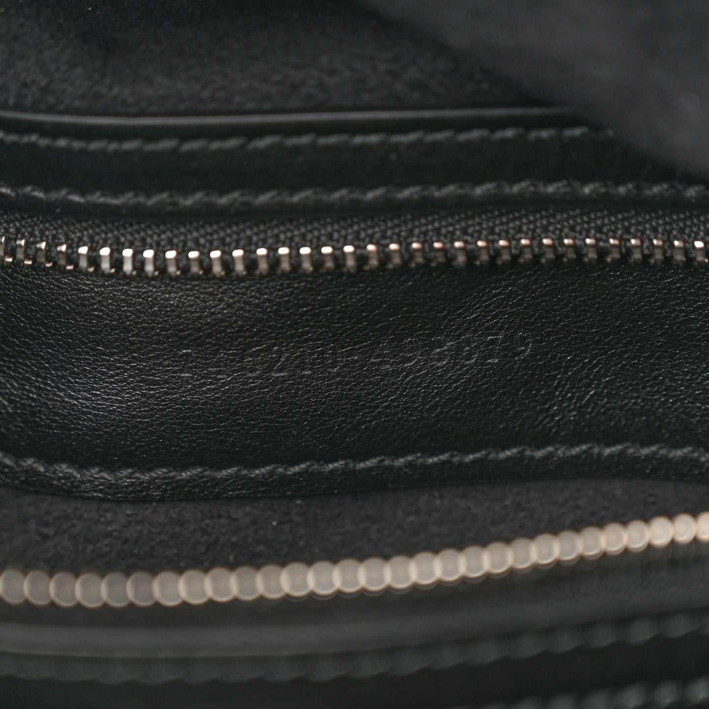 Calfskin Quilted Large Deco Tote Bag Black