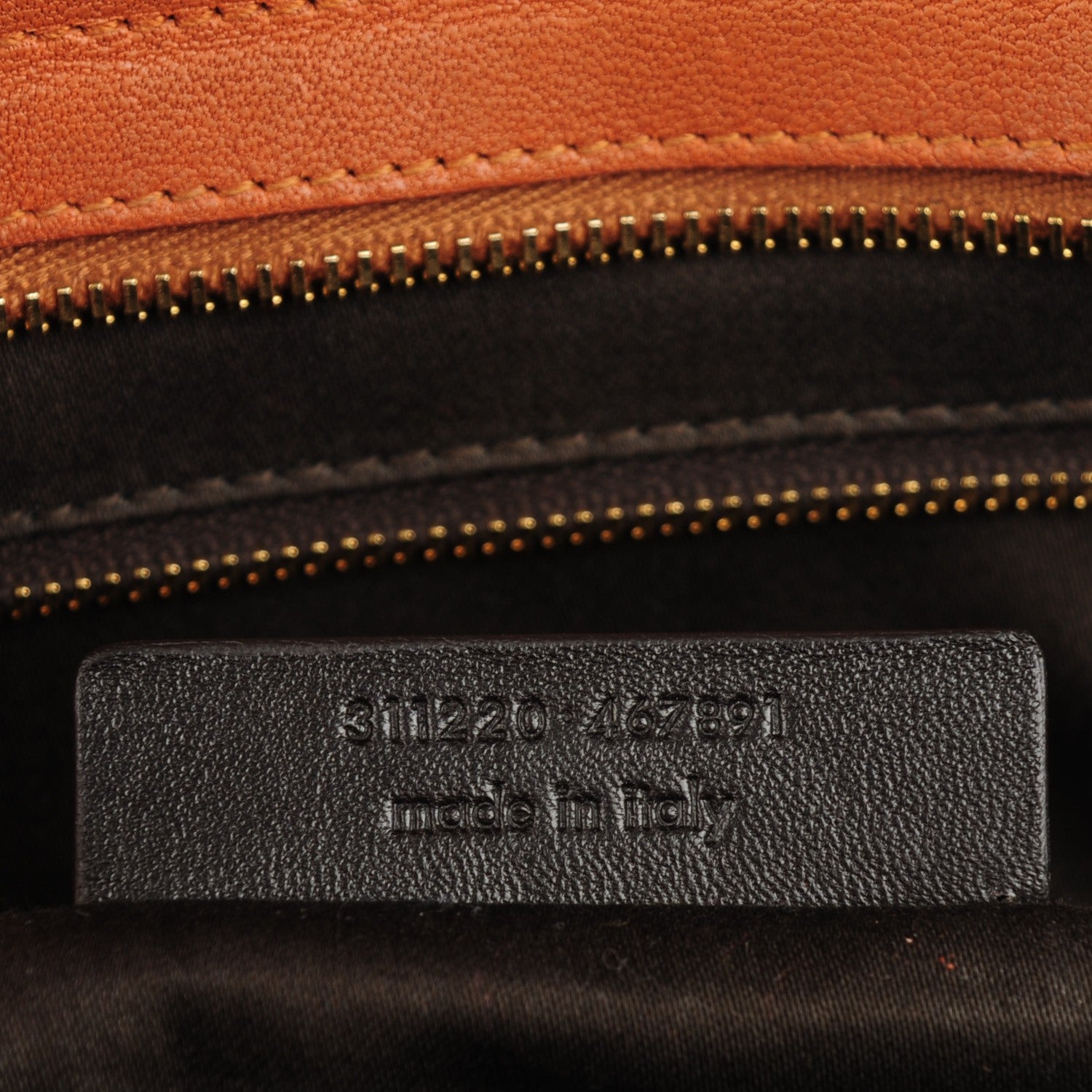 Saint Laurent Sheepskin Medium Cabas Chyc Whiskey 7 of 9