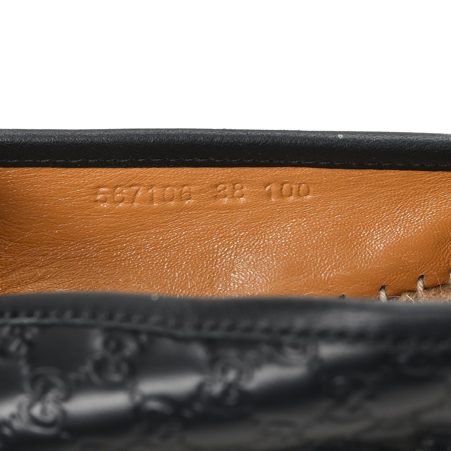 Microguccissima Signature Espadrilles 38 Black