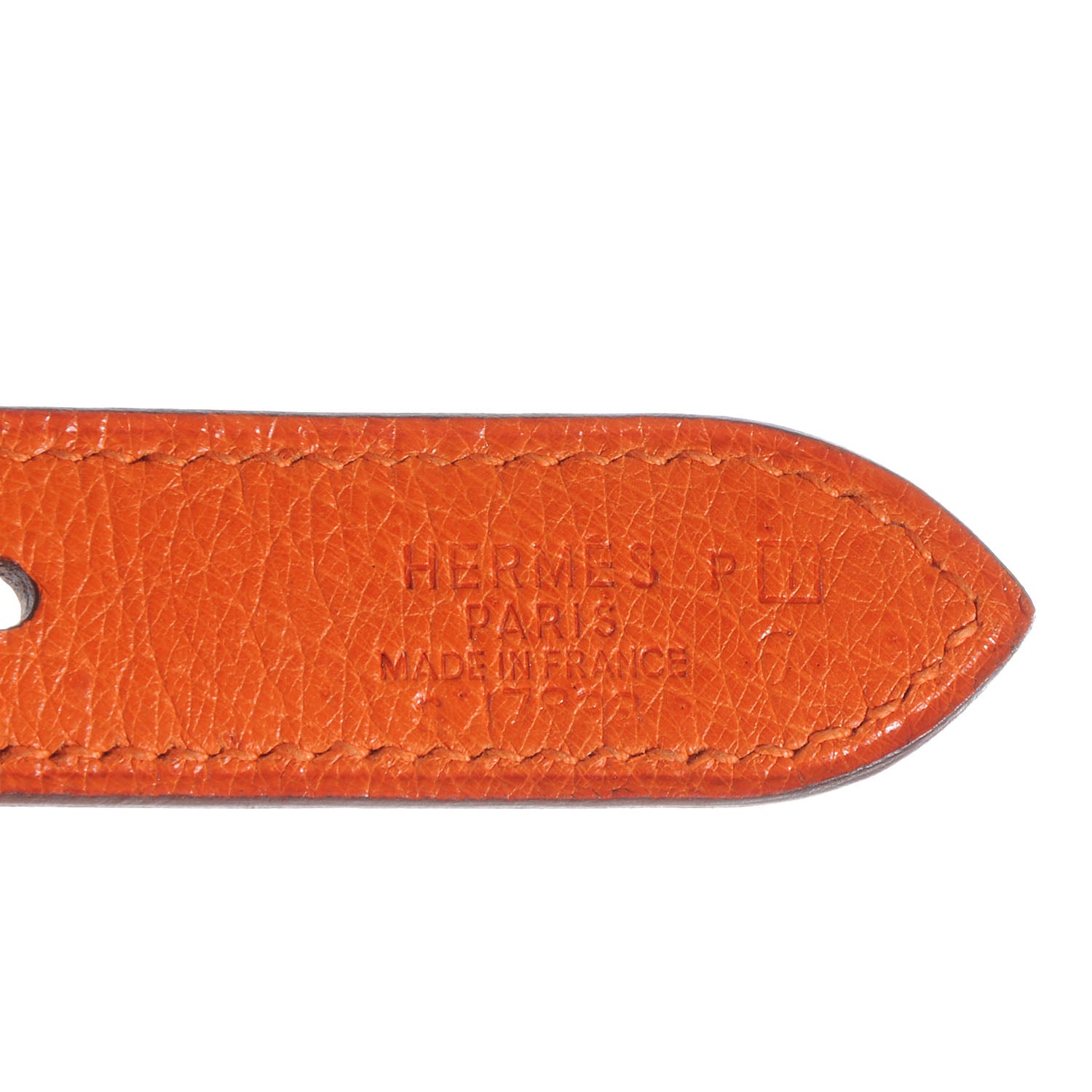 Hermes Ostrich TRIM II 31 Hobo Orange 7 of 7
