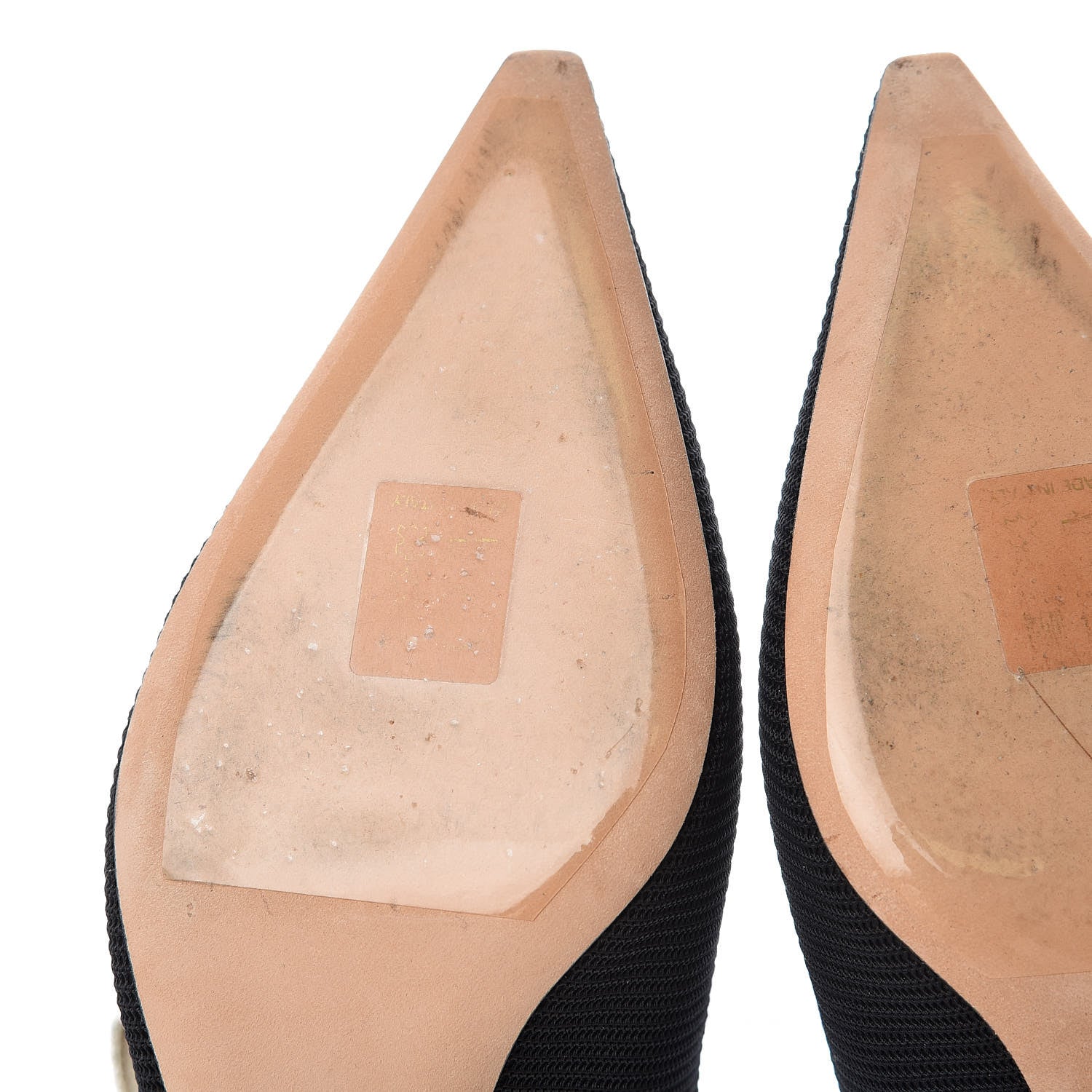 Christian Dior Technical Canvas Ribbon J Adior Slingback 65mm Pumps 42 Black 8 of 10