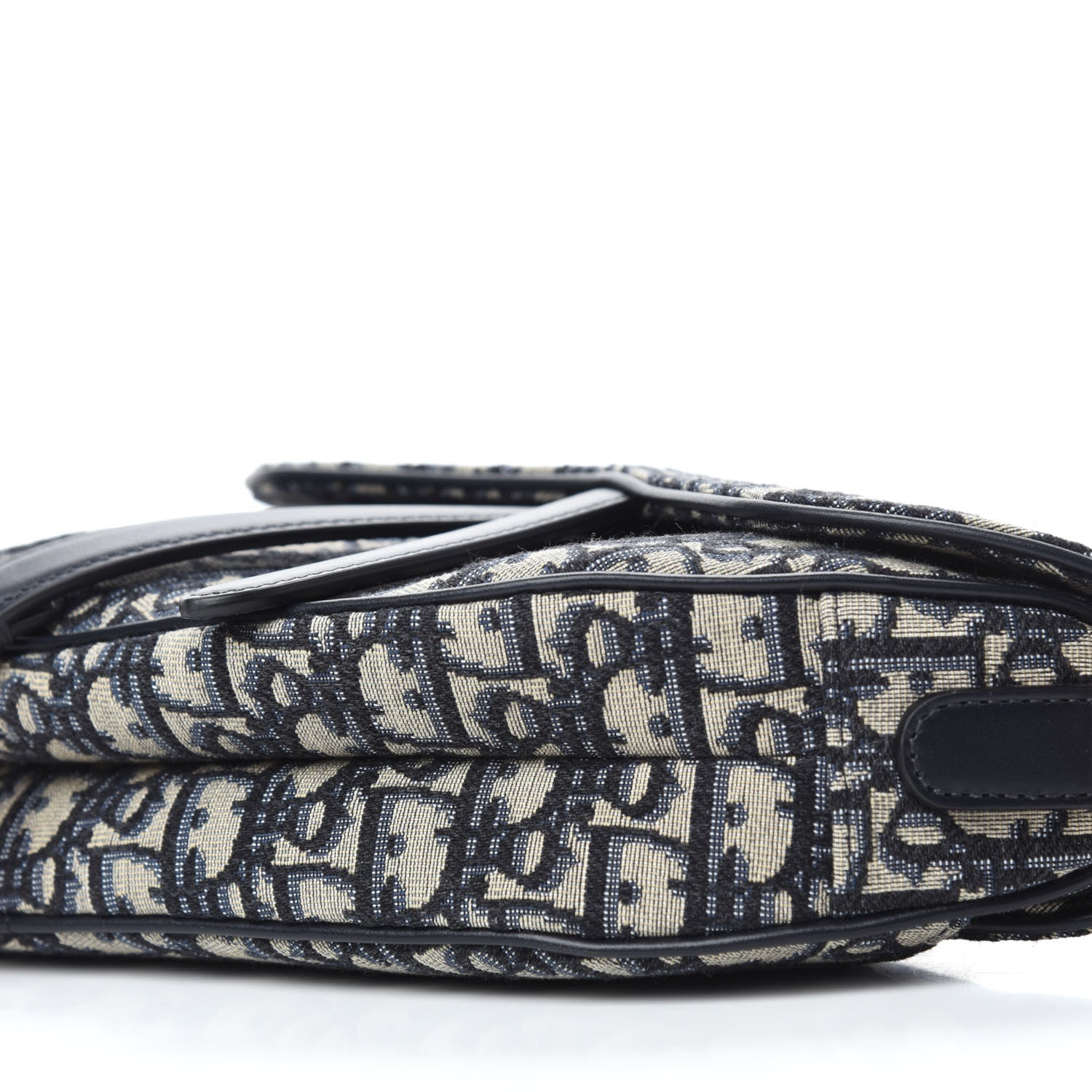 Christian Dior Oblique Saddle Bag Blue 7 of 10