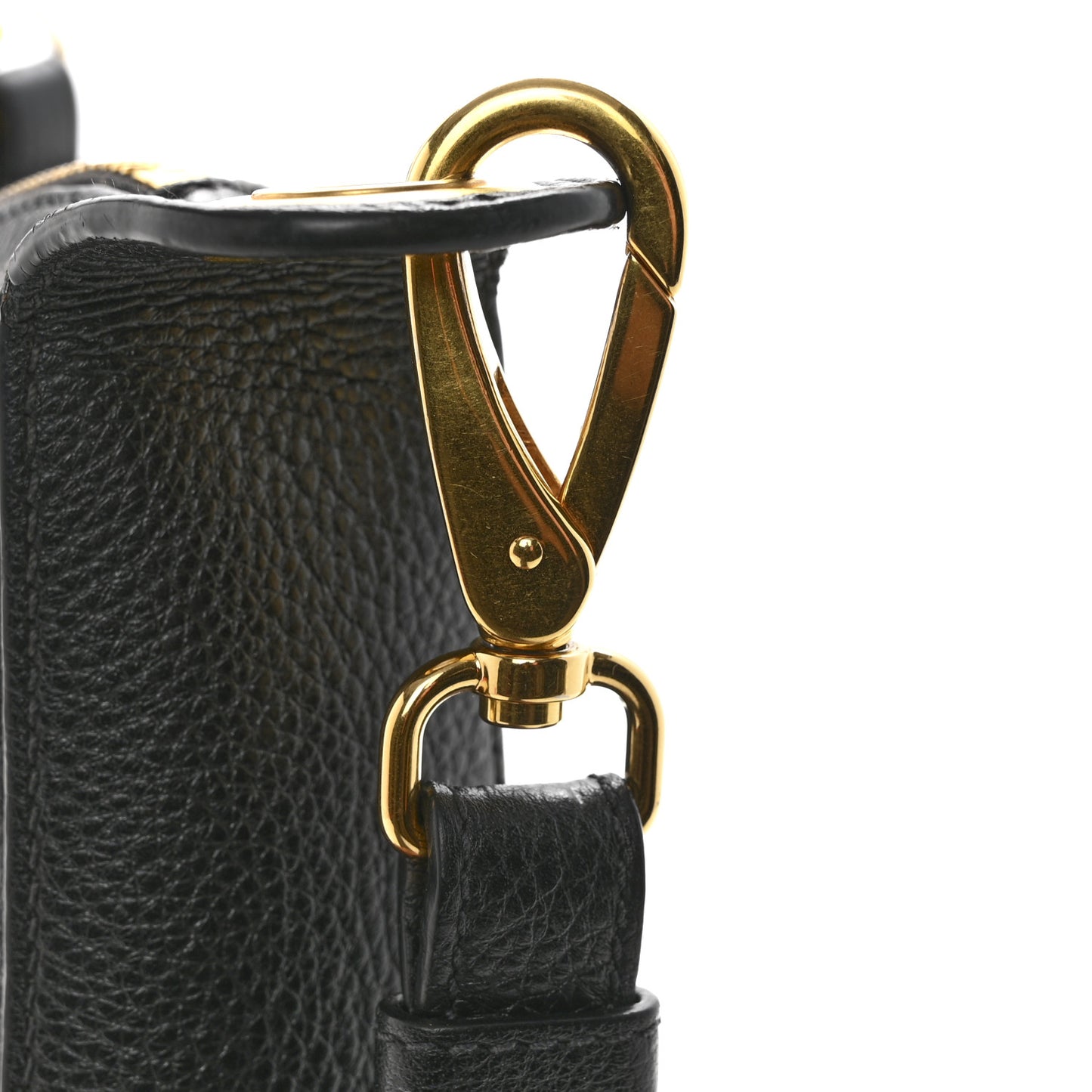 Vitello Phenix Zippered Messenger Hobo Black