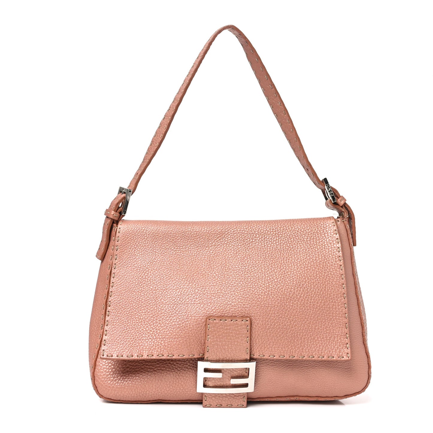 Cuoio Romano Selleria Mama Baguette Bois De Rose