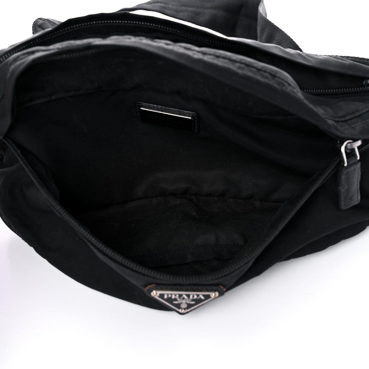 Tessuto Nylon Montagna Belt Bag Black