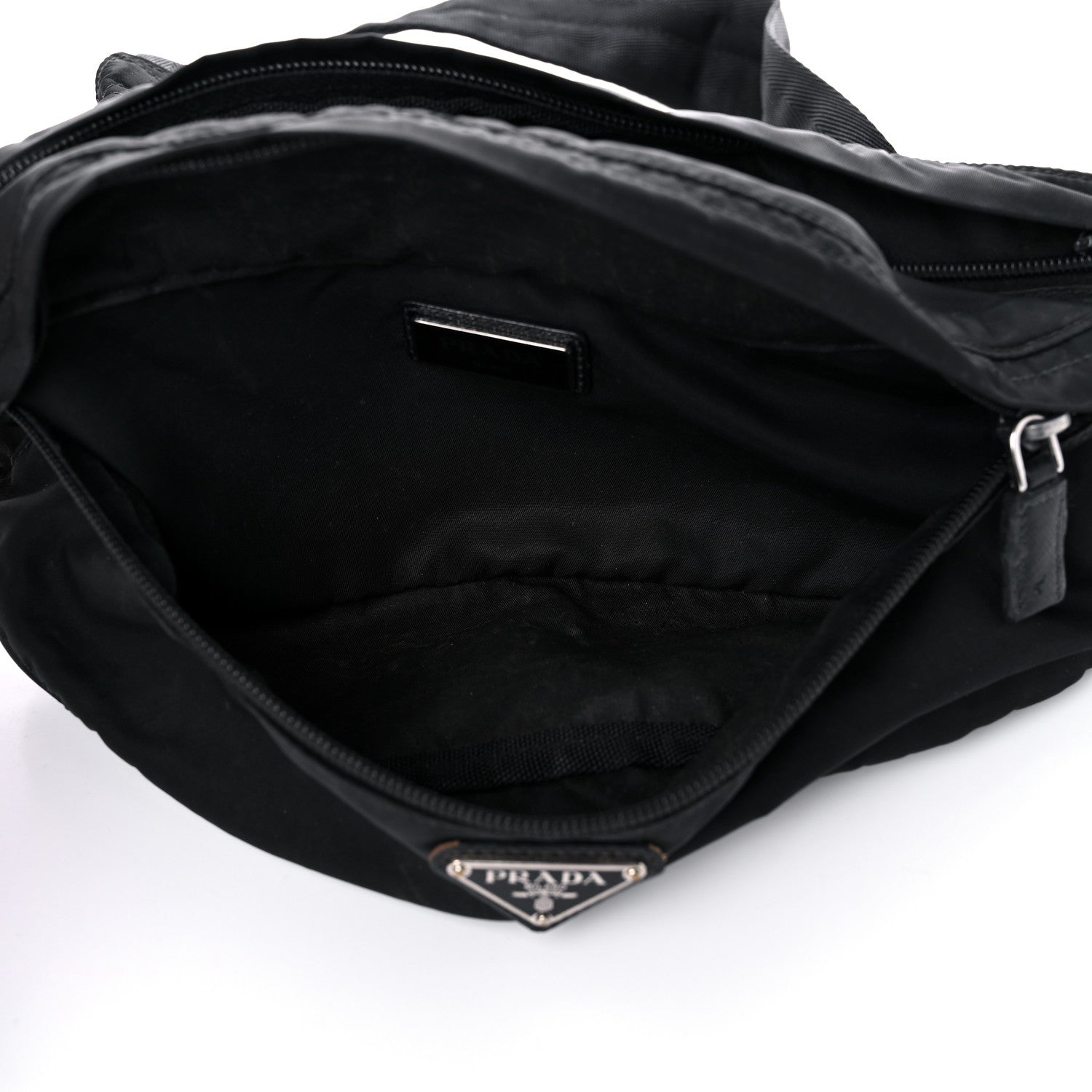 Prada Tessuto Nylon Montagna Belt Bag Black 5 of 23