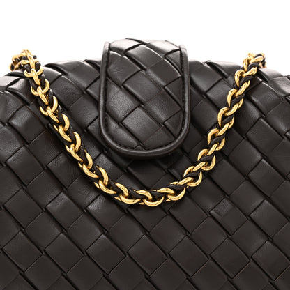 Bottega Veneta Nappa Intrecciato Teen The Lauren 1980 Clutch With Chain Fondant 8 of 11