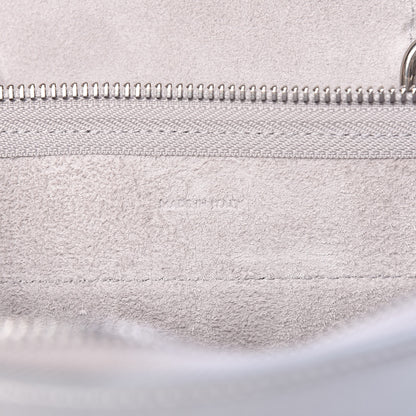 Celine Laminated Calfskin Nano Belt Bag Silver 6 of 11