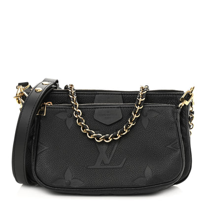Louis Vuitton Empreinte Monogram Giant Multi Pochette Accessories Black 1 of 12