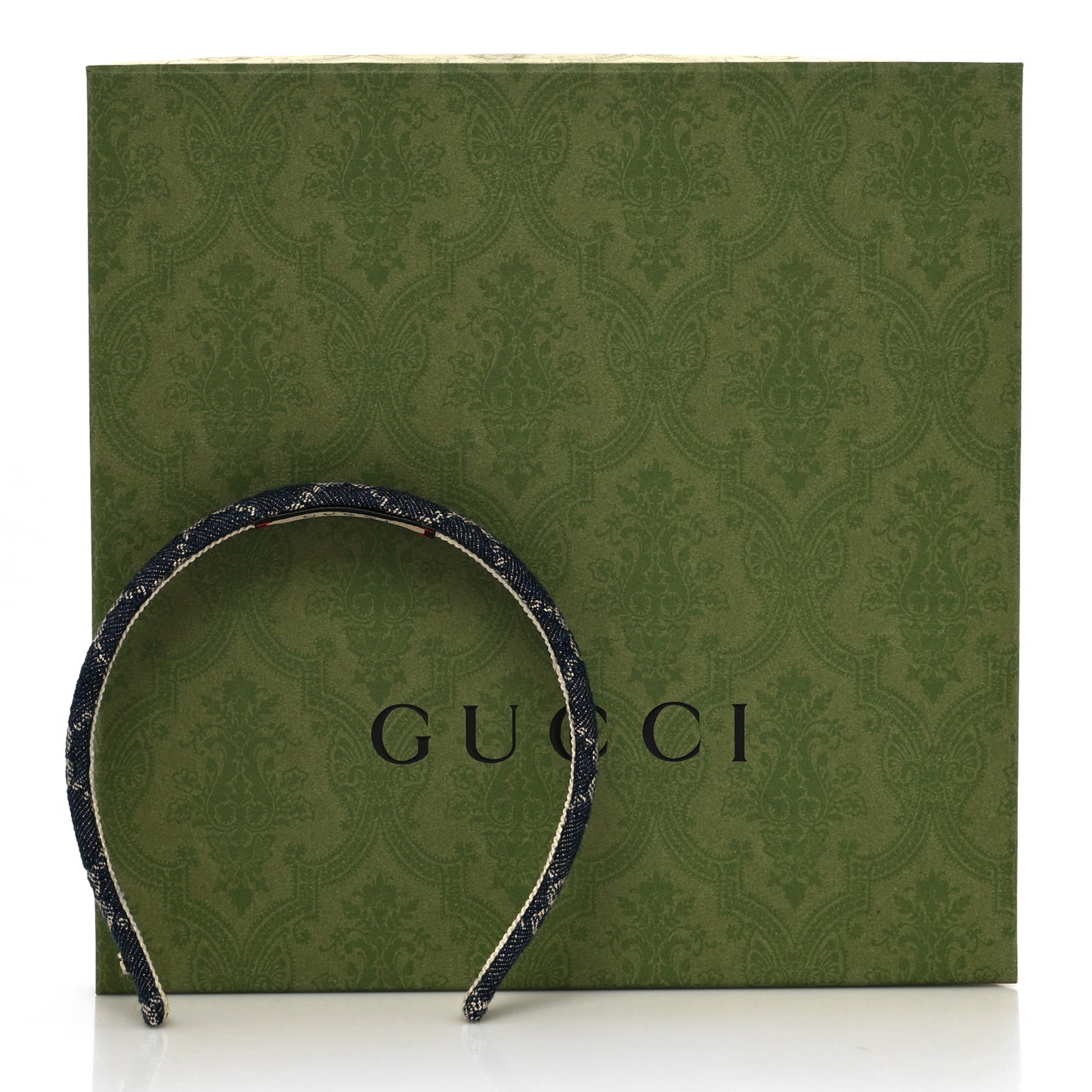 Denim Monogram Headband