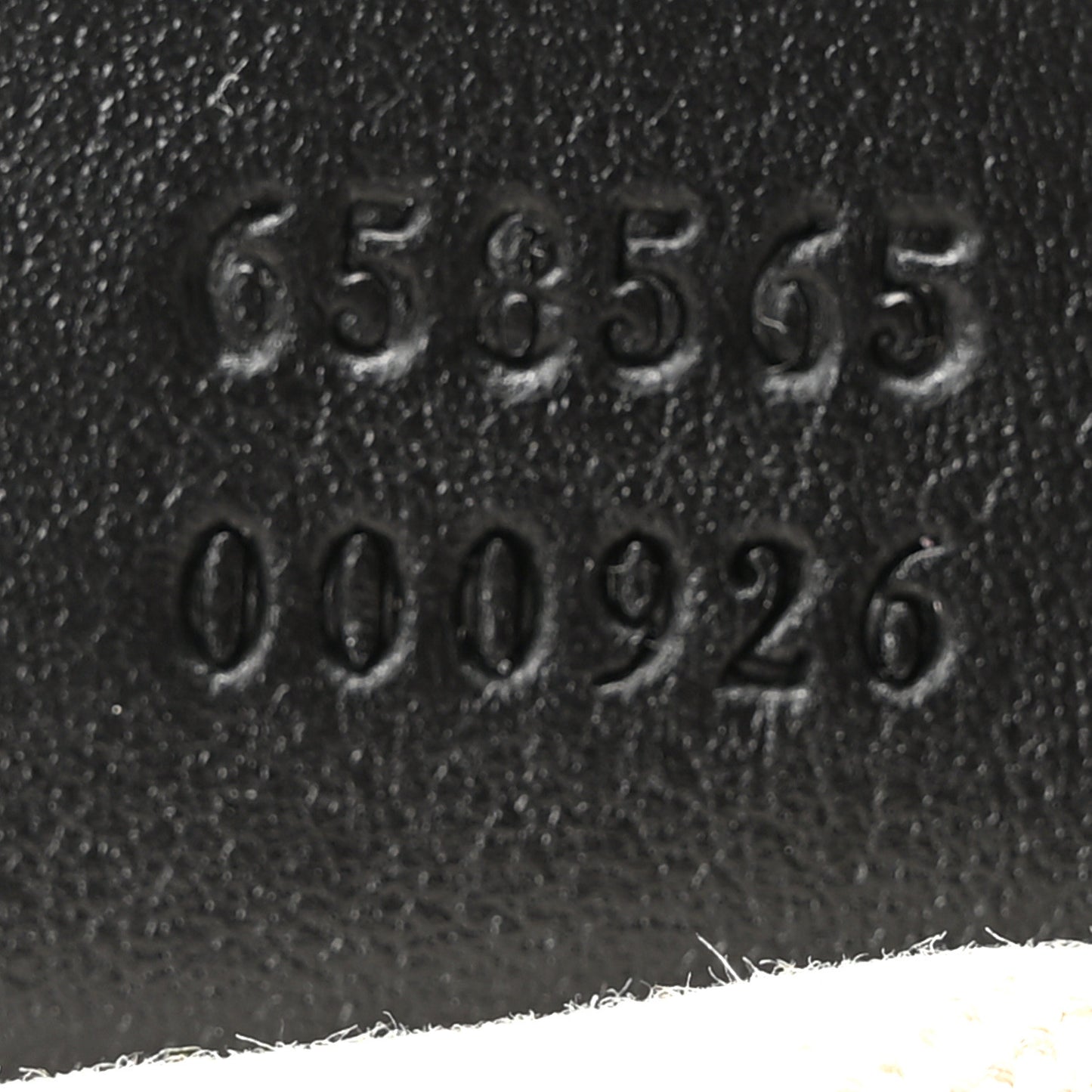 Calfskin GG Tennis Embossed Shoulder Bag Black