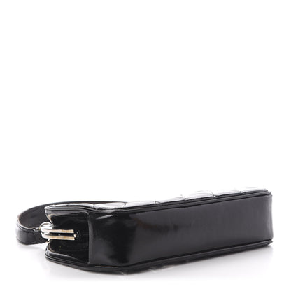 Chanel Patent Quilted Kisslock Frame Bag Black 4 of 17