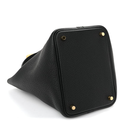 Hermes Taurillon Clemence Picotin Lock 18 PM Black 4 of 11