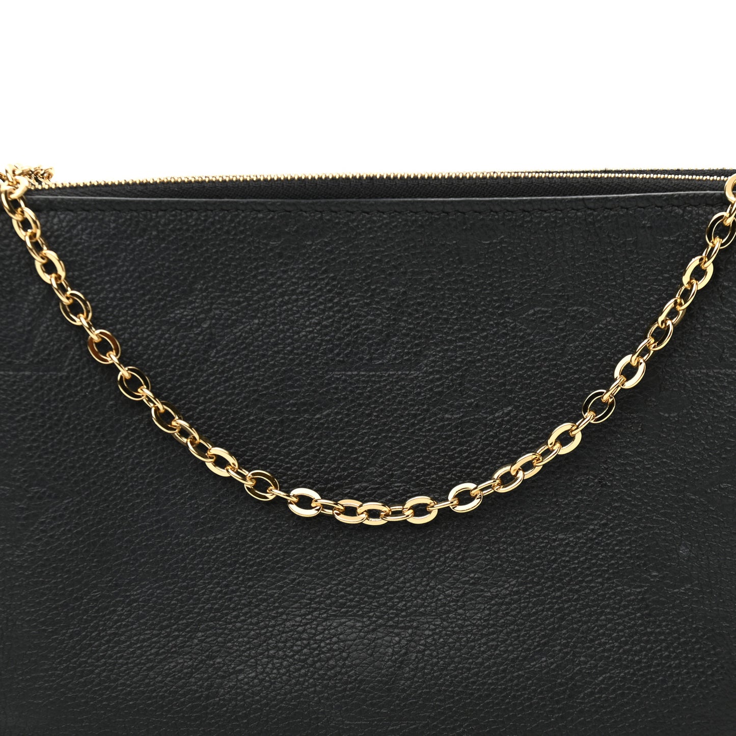 Empreinte Double Zip Pochette Black
