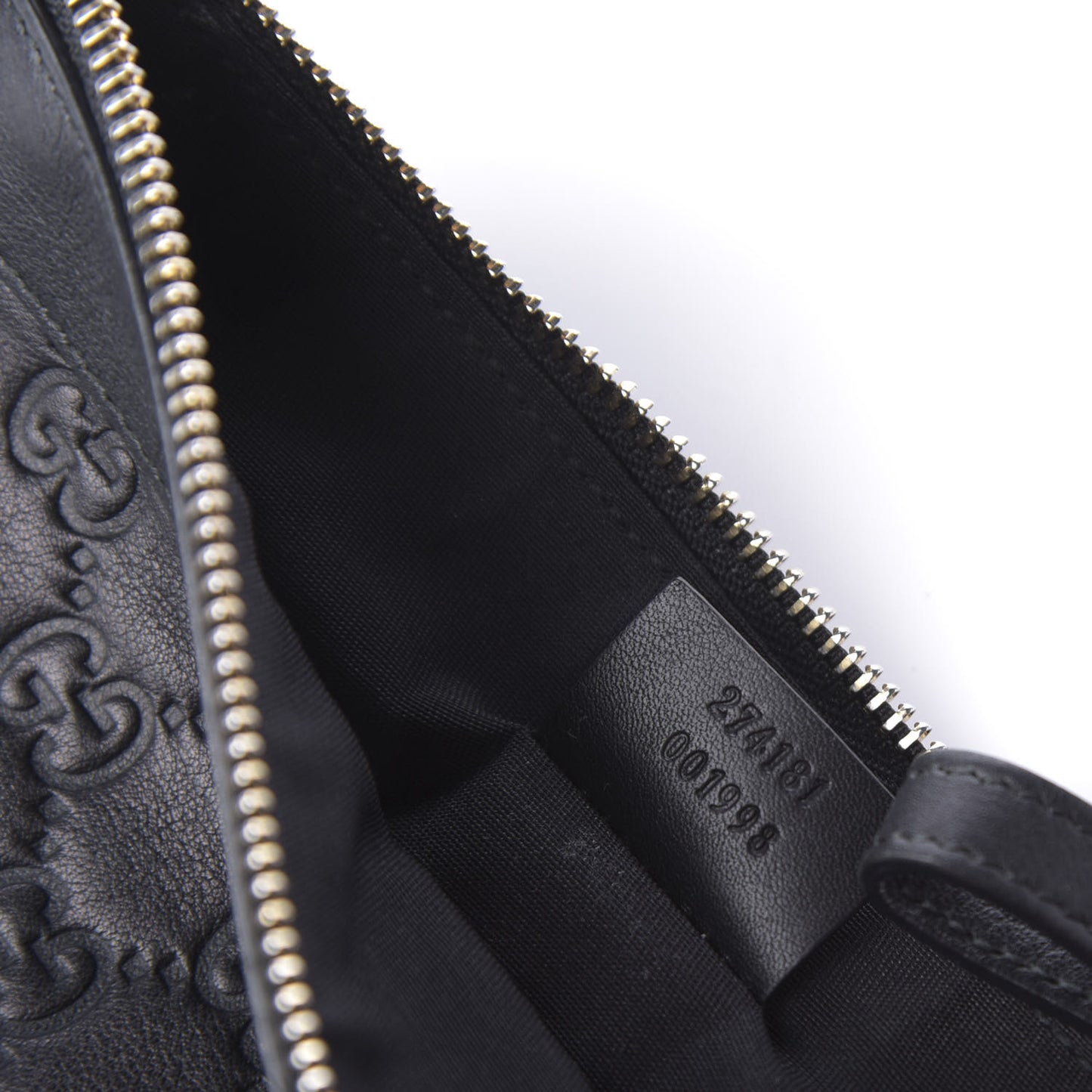 Guccissima Wristlet Black