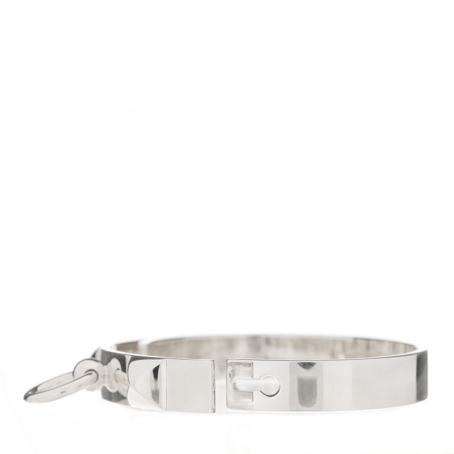 Hermes Sterling Silver PM Collier De Chien Bracelet LG 3 of 5