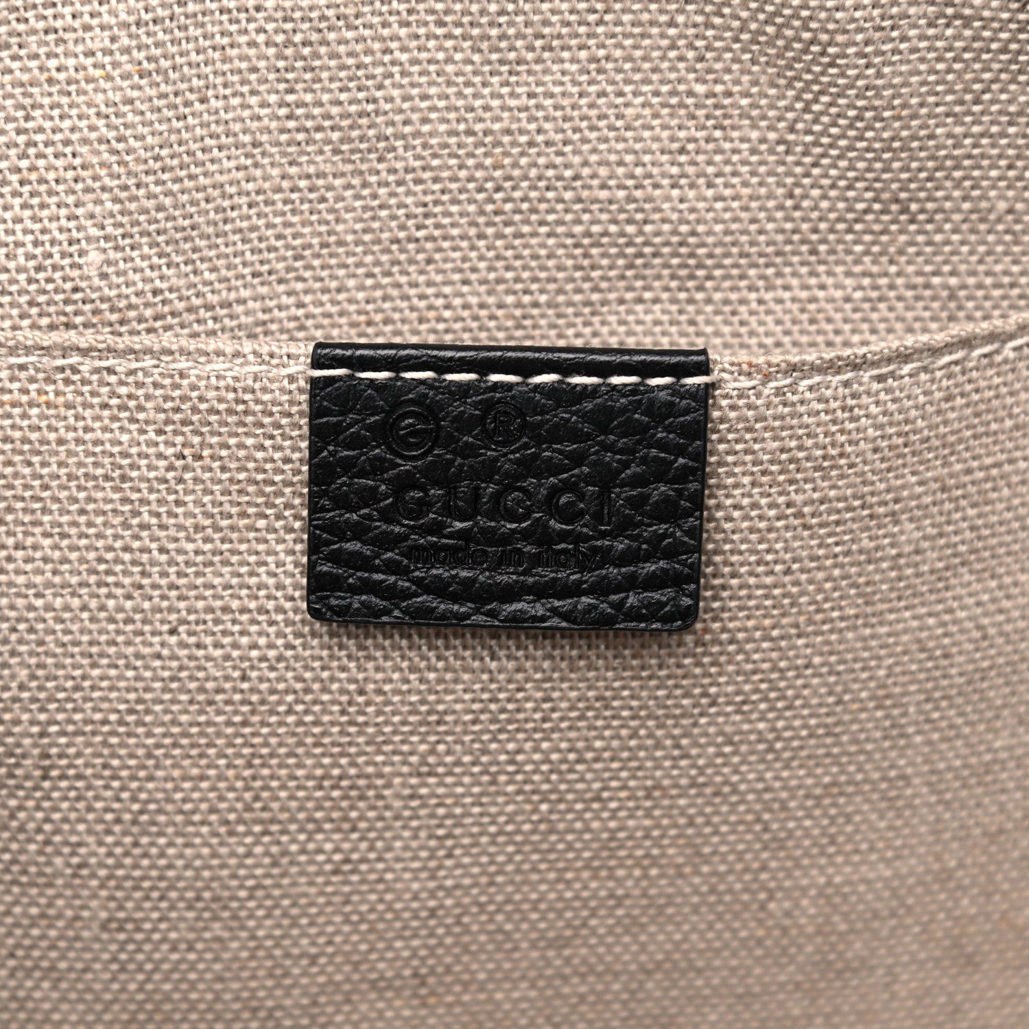 Gucci Pebbled Calfskin Large Bamboo Clutch Black 6 of 8