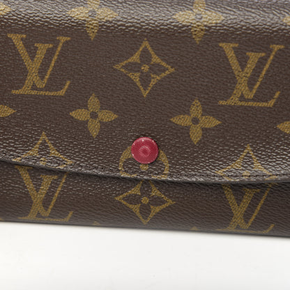 Louis Vuitton Monogram Emilie Wallet Fuchsia 14 of 15