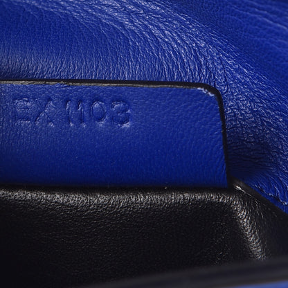 Givenchy Lambskin Medium Shark Lock Envelope Shoulder Bag Blue 8 of 9