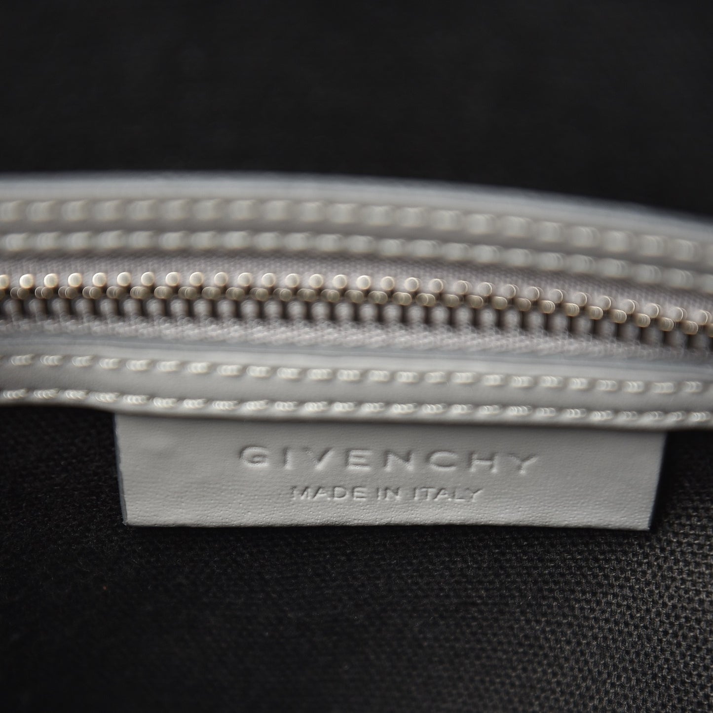 Shiny Lord Calfskin Mini Antigona Medium Grey