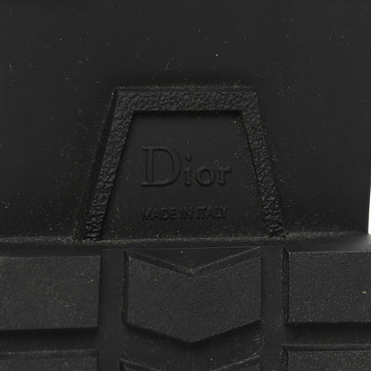 Christian Dior Calfskin Diorquake Buckled Lug Sole 15mm Clogs 39 Black 7 of 8