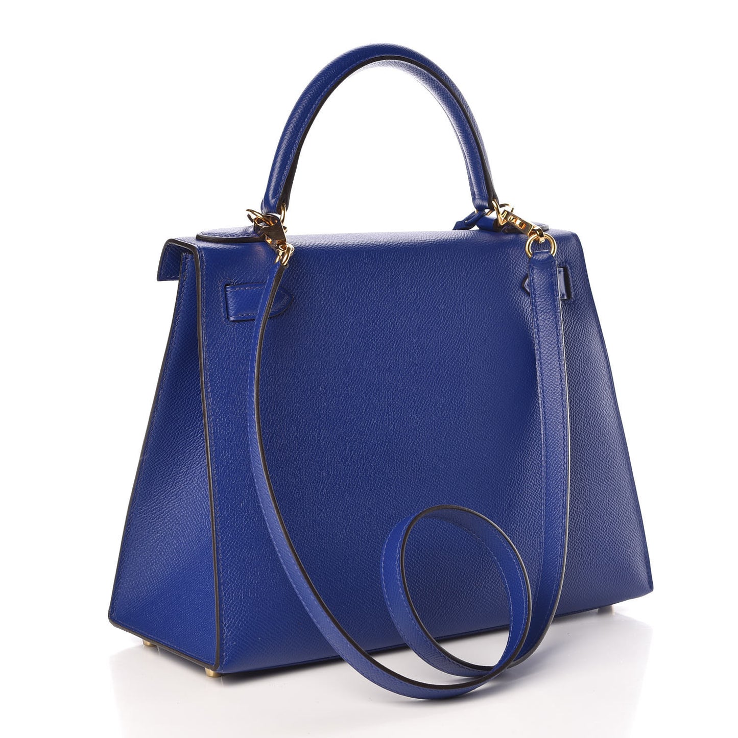 Epsom Kelly Sellier 28 Bleu Electrique