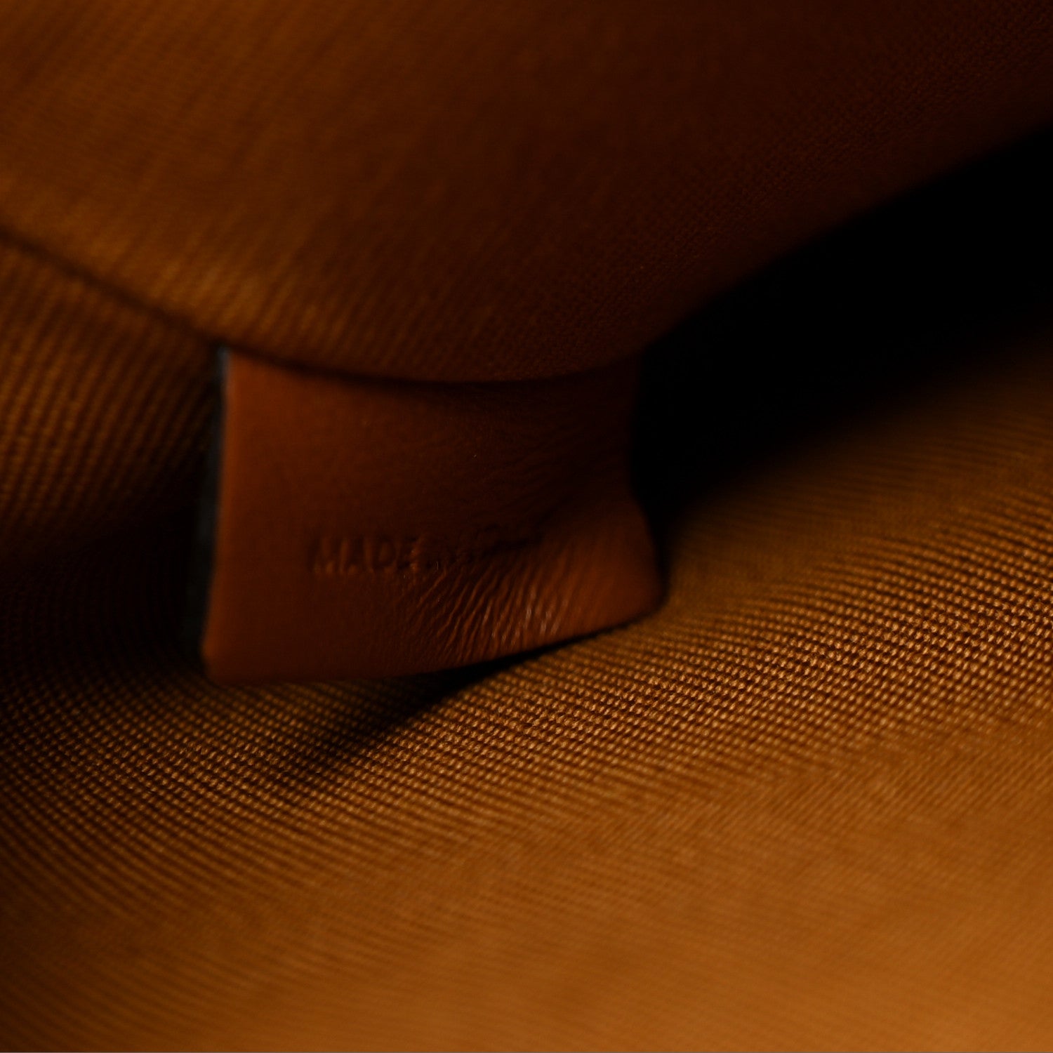 Celine Triomphe Canvas Lambskin Small Pouch Tan 7 of 8