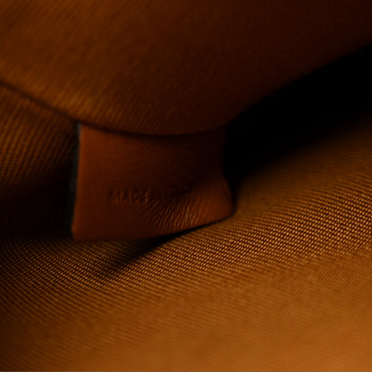 Celine Triomphe Canvas Lambskin Small Pouch Tan 7 of 8