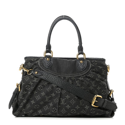 Louis Vuitton Denim Neo Cabby MM Black 1 of 18