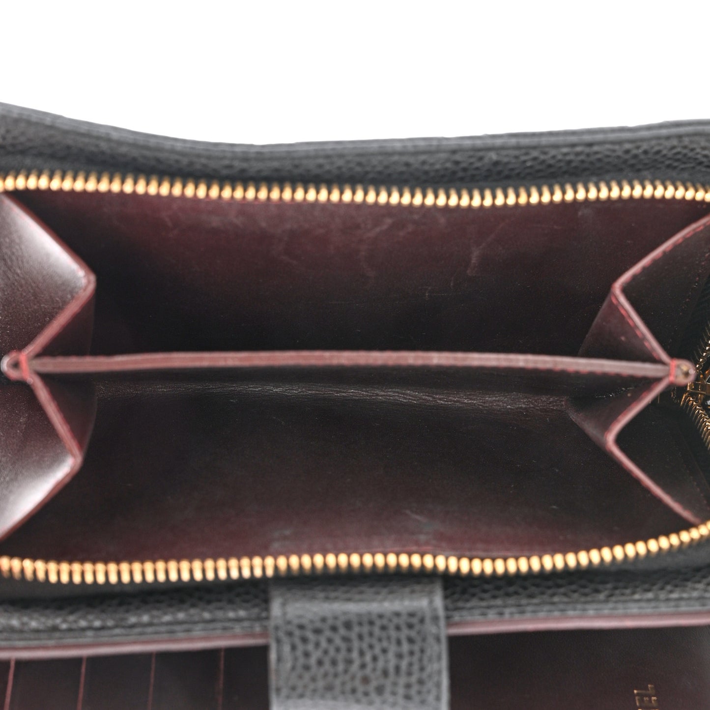 Caviar Quilted CC French Wallet Black