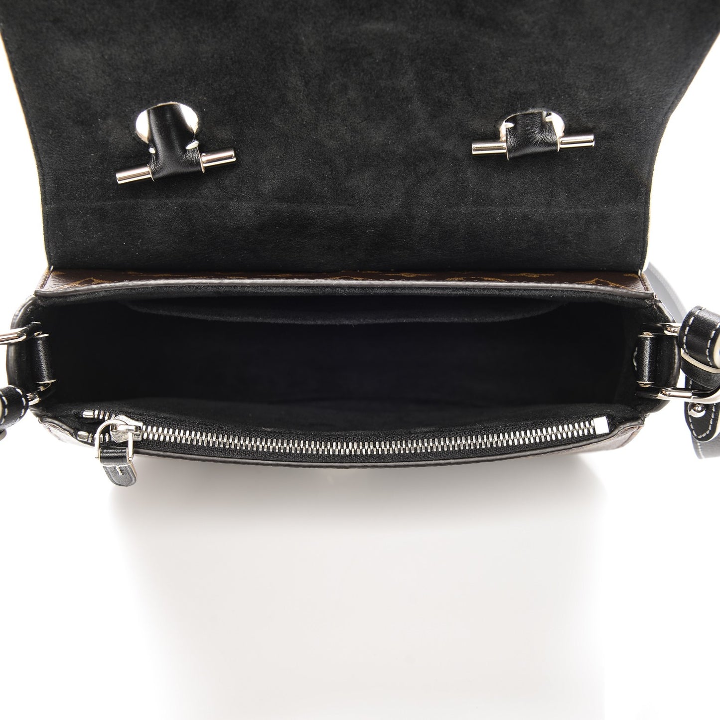Calfskin Monogram Chain It Bag PM Black