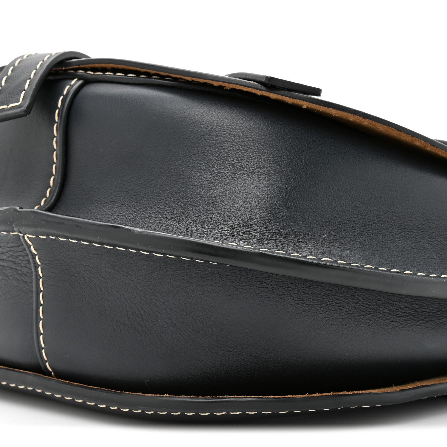 Loewe Grained Calfskin Small Gate Crossbody Bag Navy 9 of 10
