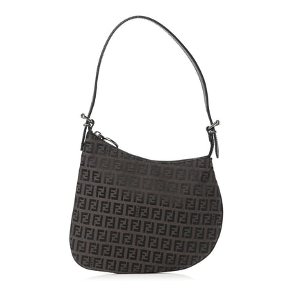 Fendi Zucca Ostrik Hobo Tobacco 1 of 9