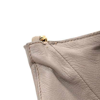 Prada Soft Calf Chain Tote Ghiaccio 10 of 17