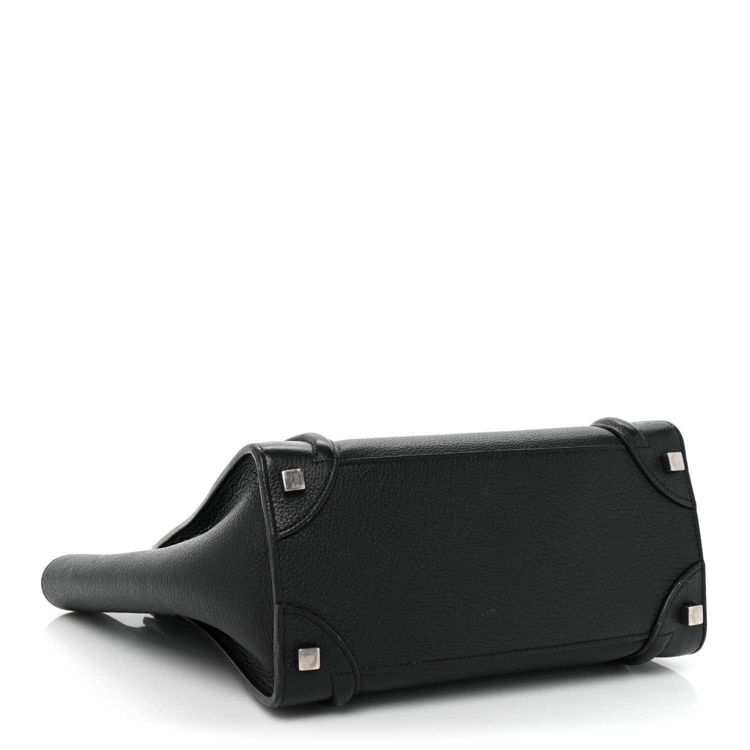Celine Drummed Calfskin Micro Luggage Black 4 of 25