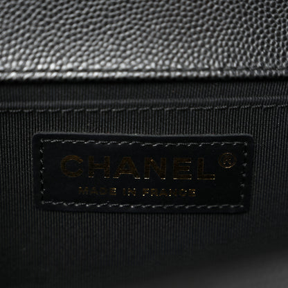 Chanel Caviar Quilted Medium Boy Flap Black 6 of 10