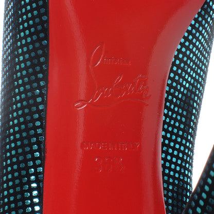 Christian Louboutin Suede Square Metal Declic 120 Pumps 36.5 6 of 6
