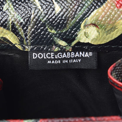 Dolce & Gabbana Dauphine Rose Print French Flap Wallet Multicolor 7 of 8