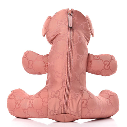 Gucci Nylon Monogram Teddy Bear Folding Tote Pink 16 of 19